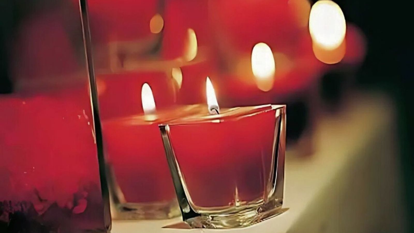 ロマンティックなキャンドル