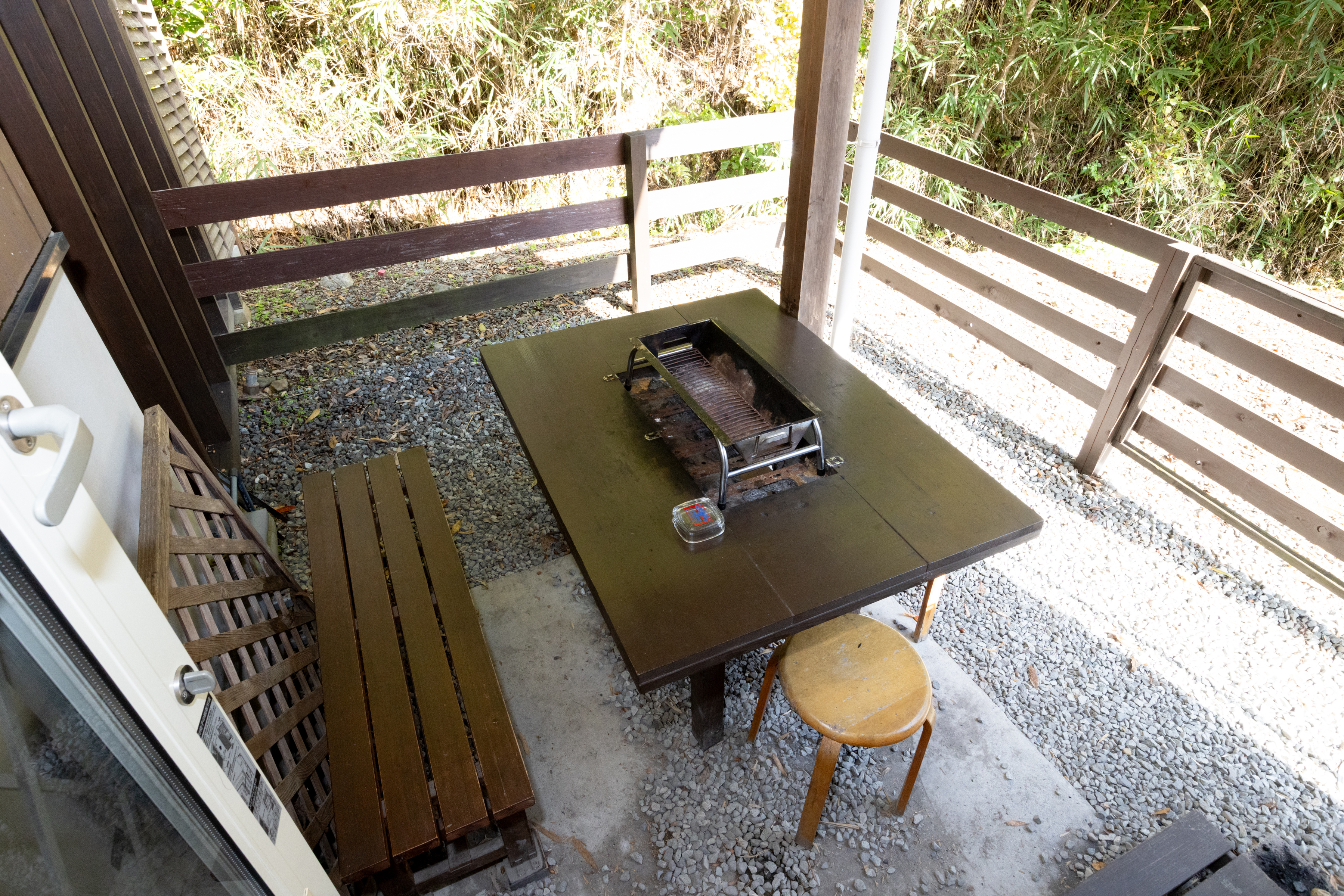 コテージBBQスペース