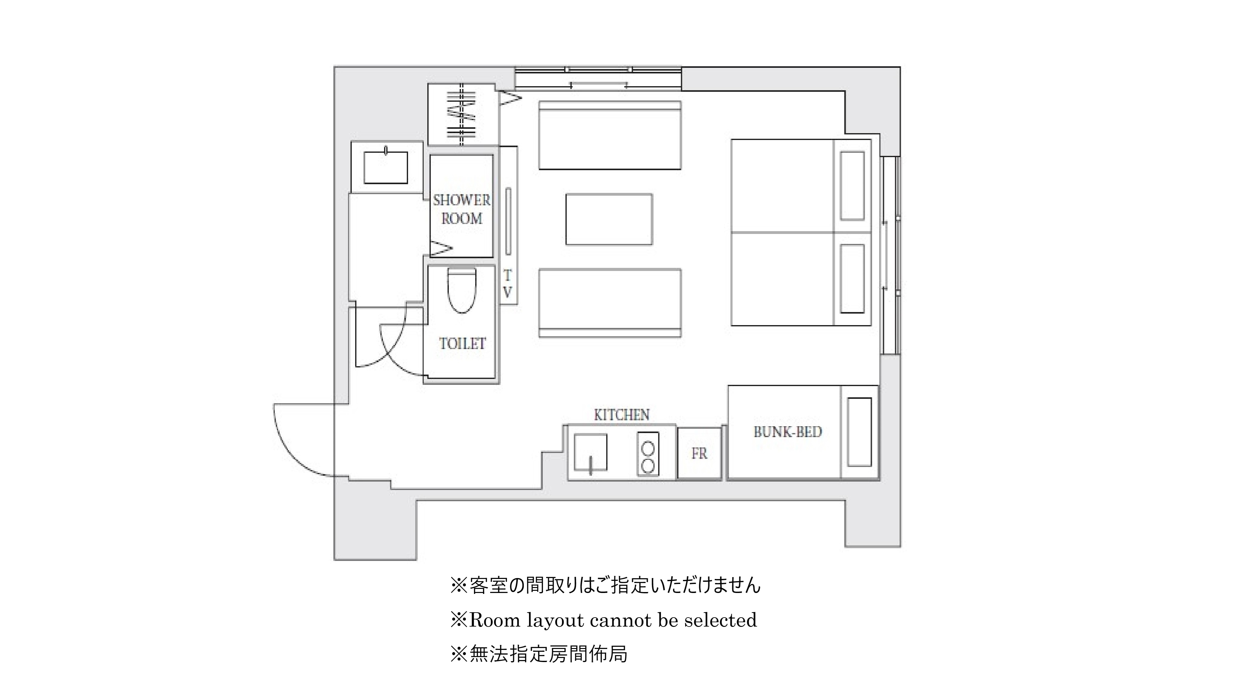 ファミリーアパートメント 間取り図