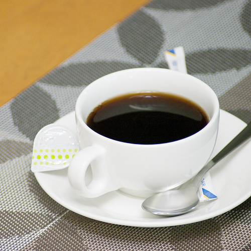 一階ロビーでは、ご宿泊のお客様にホットコーヒーをフリーサービスでご提供しております。