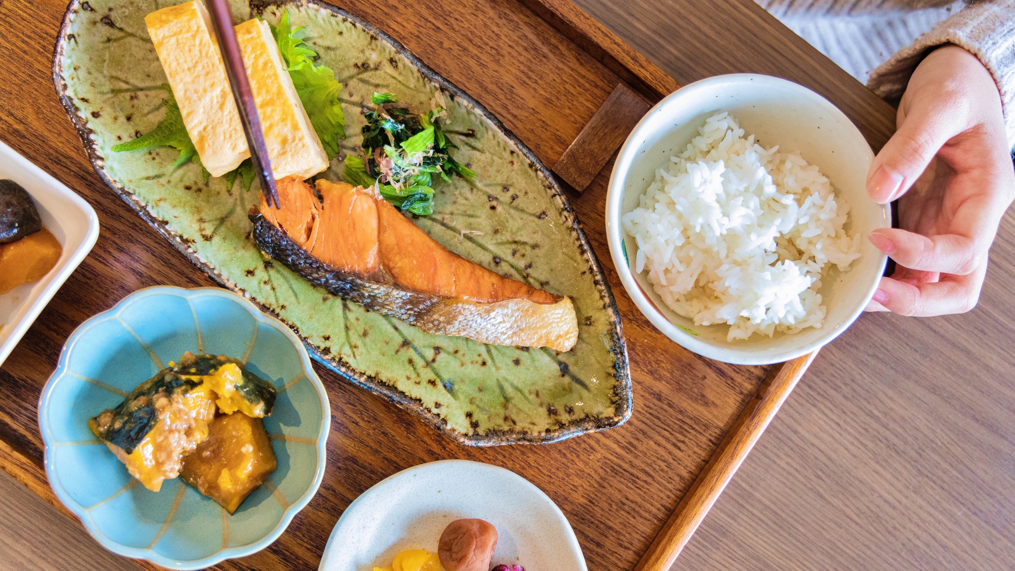 【朝食イメージ】免疫力アップのメニューを中心にした手作りの朝食をお楽しみください。