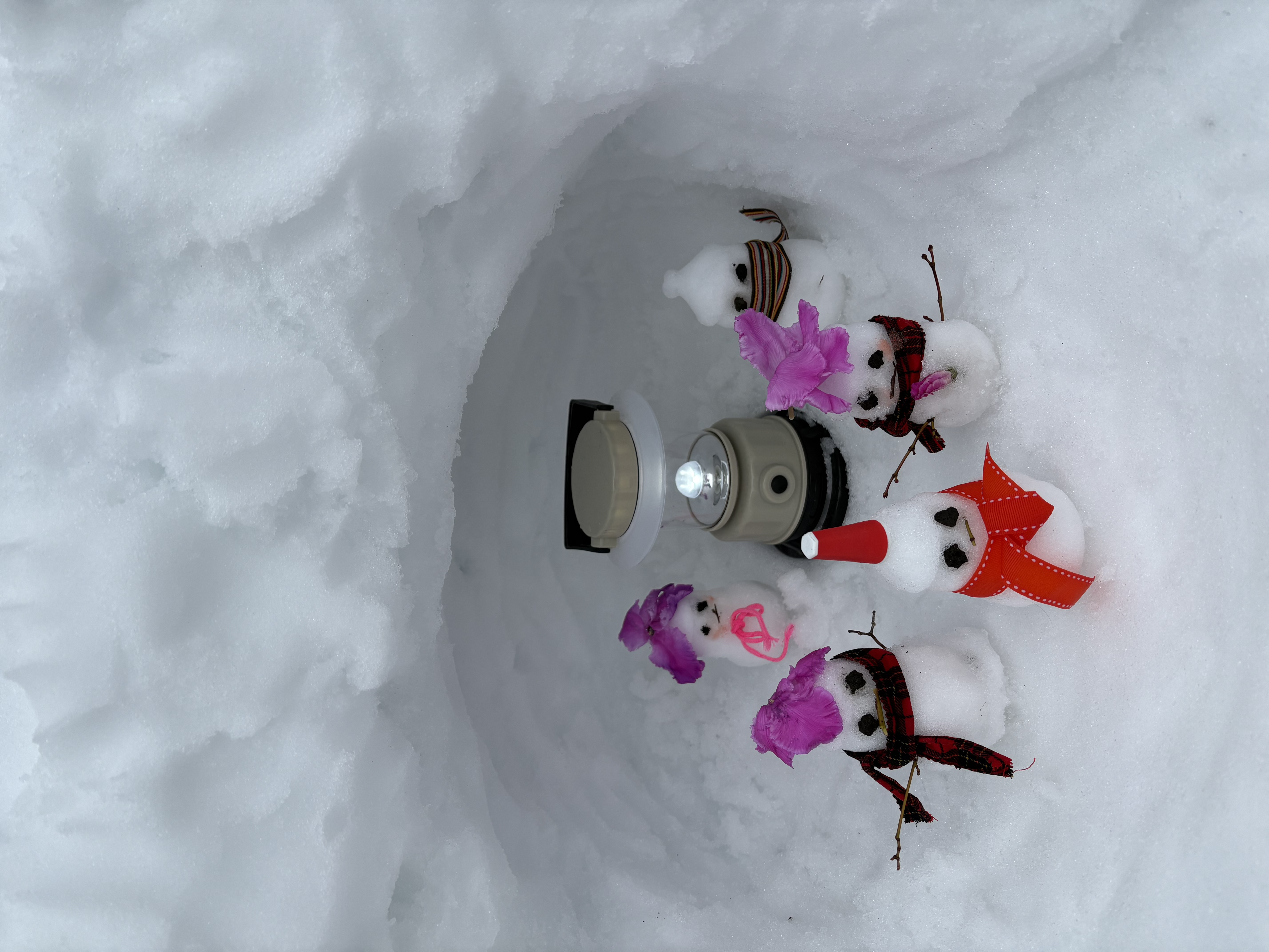 かまくら作りにチャレンジ！