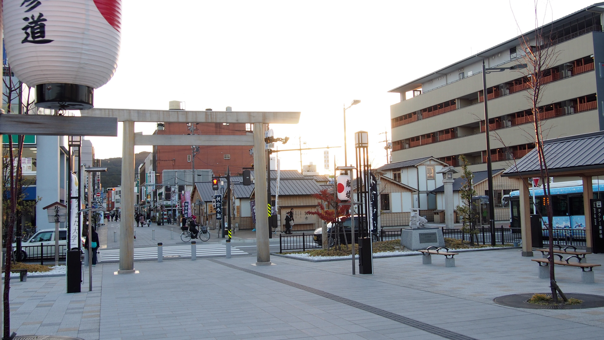 外宮参道（ホテルから伊勢神宮（外宮）までは徒歩約6分）