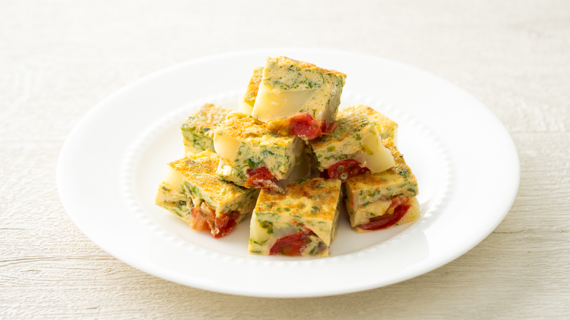 【伊勢限定地産地消メニュー】（日替わり）青さ海苔とポテトのスパニッシュオムレツ