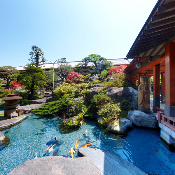 美しき日本庭園　全36室どこからでも美しい景色をご覧いただけます。