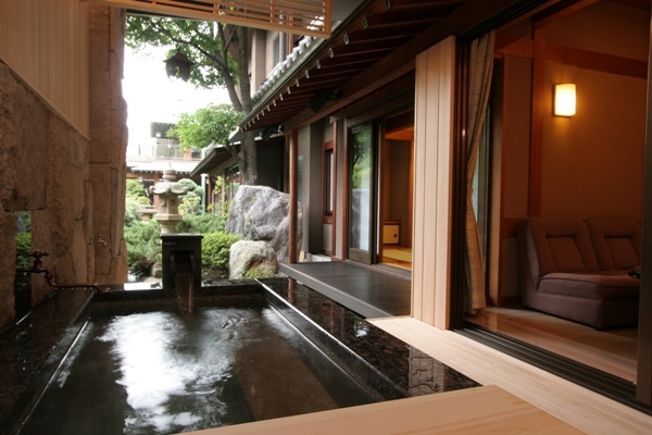 Guest room open-air bath Tenmoku