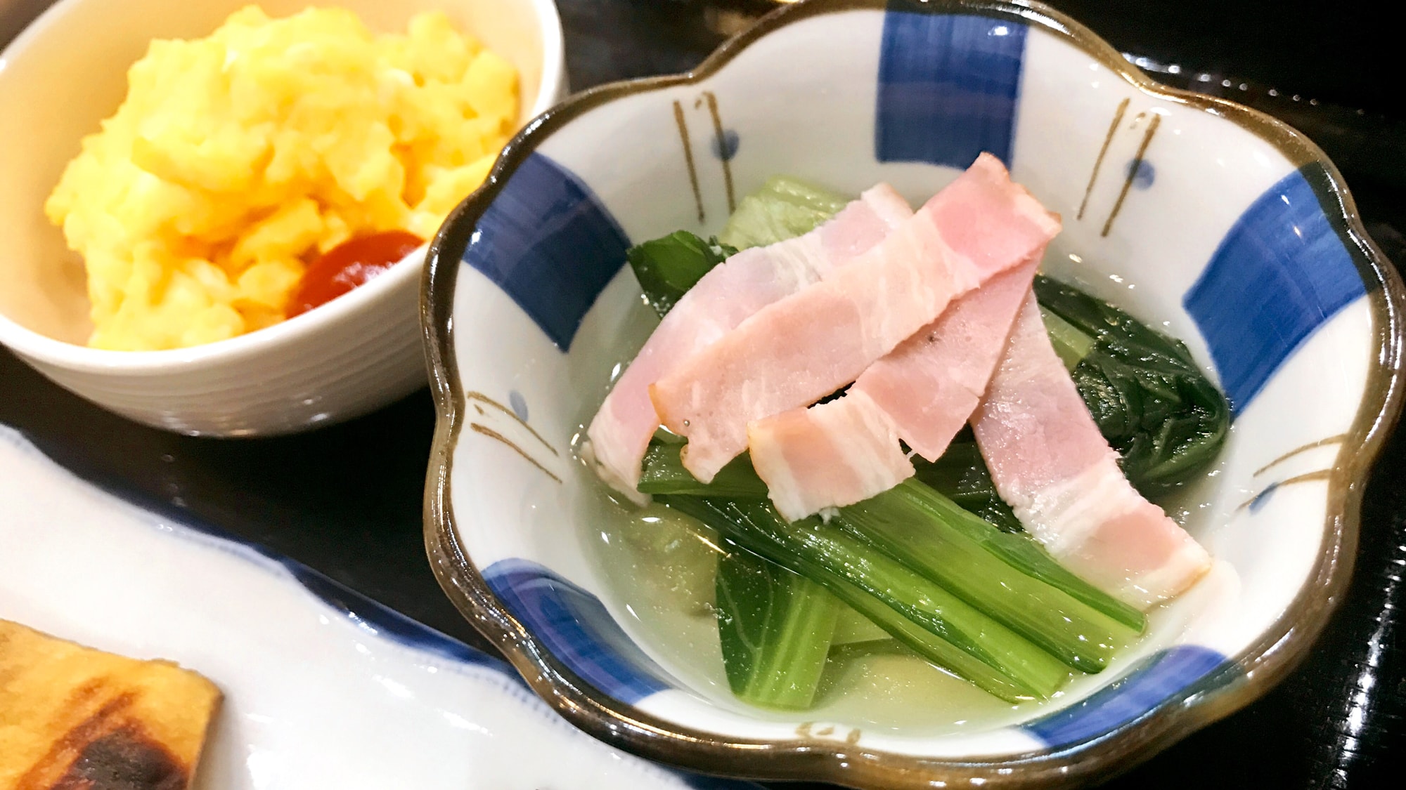 【朝食・和定食一例】メニューは日替わりとなります。