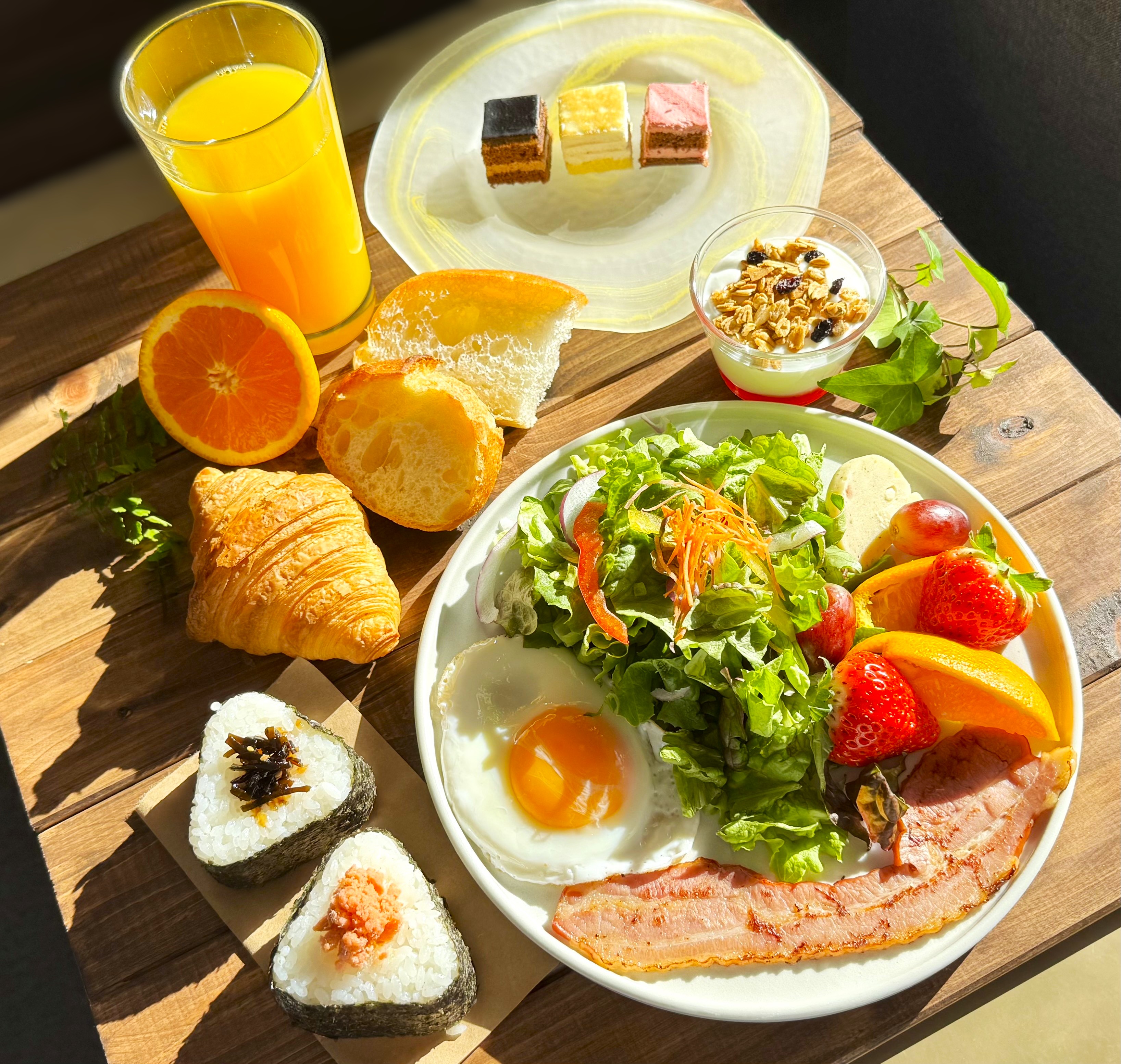 朝食プレート