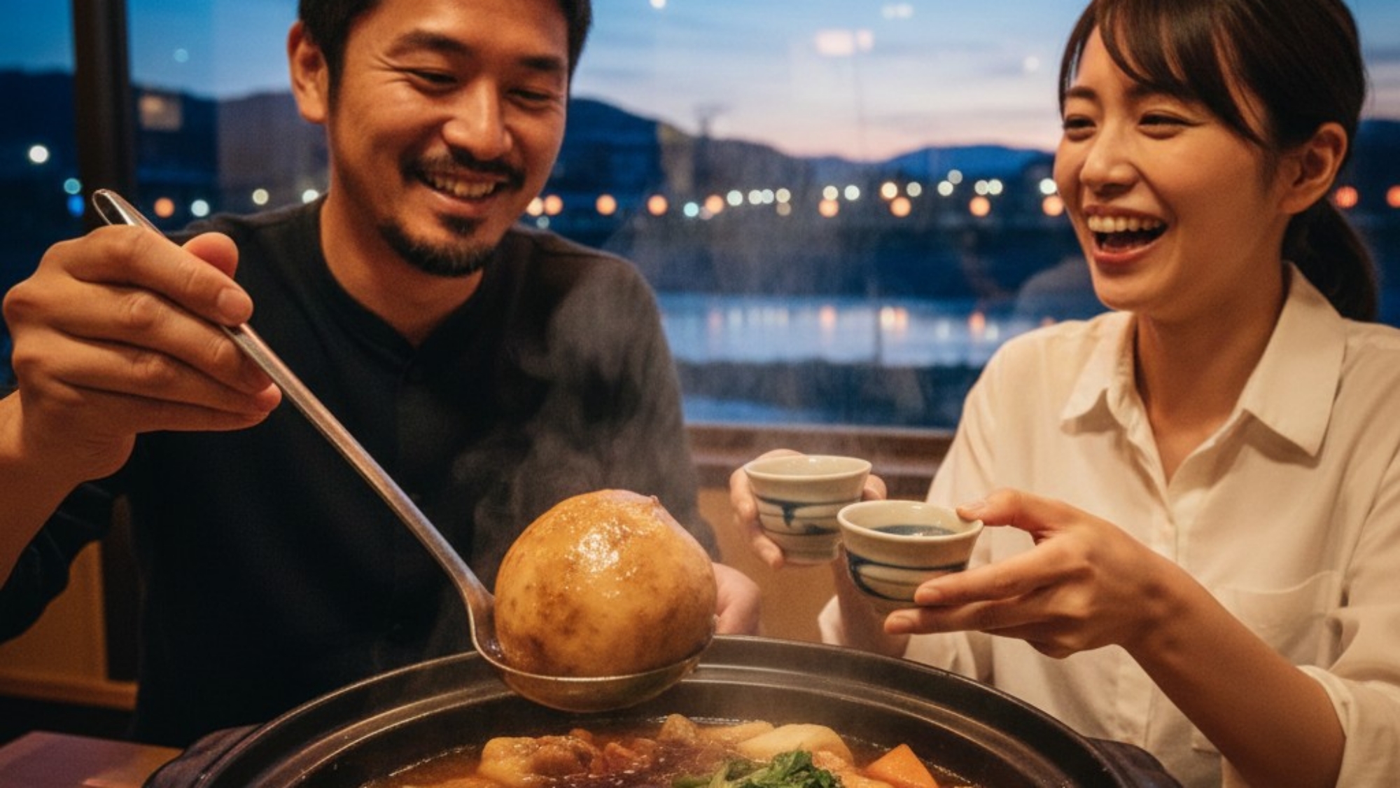 ご当地名物「いもたき」を食べて、大洲観光を楽しもう！　※イメージ