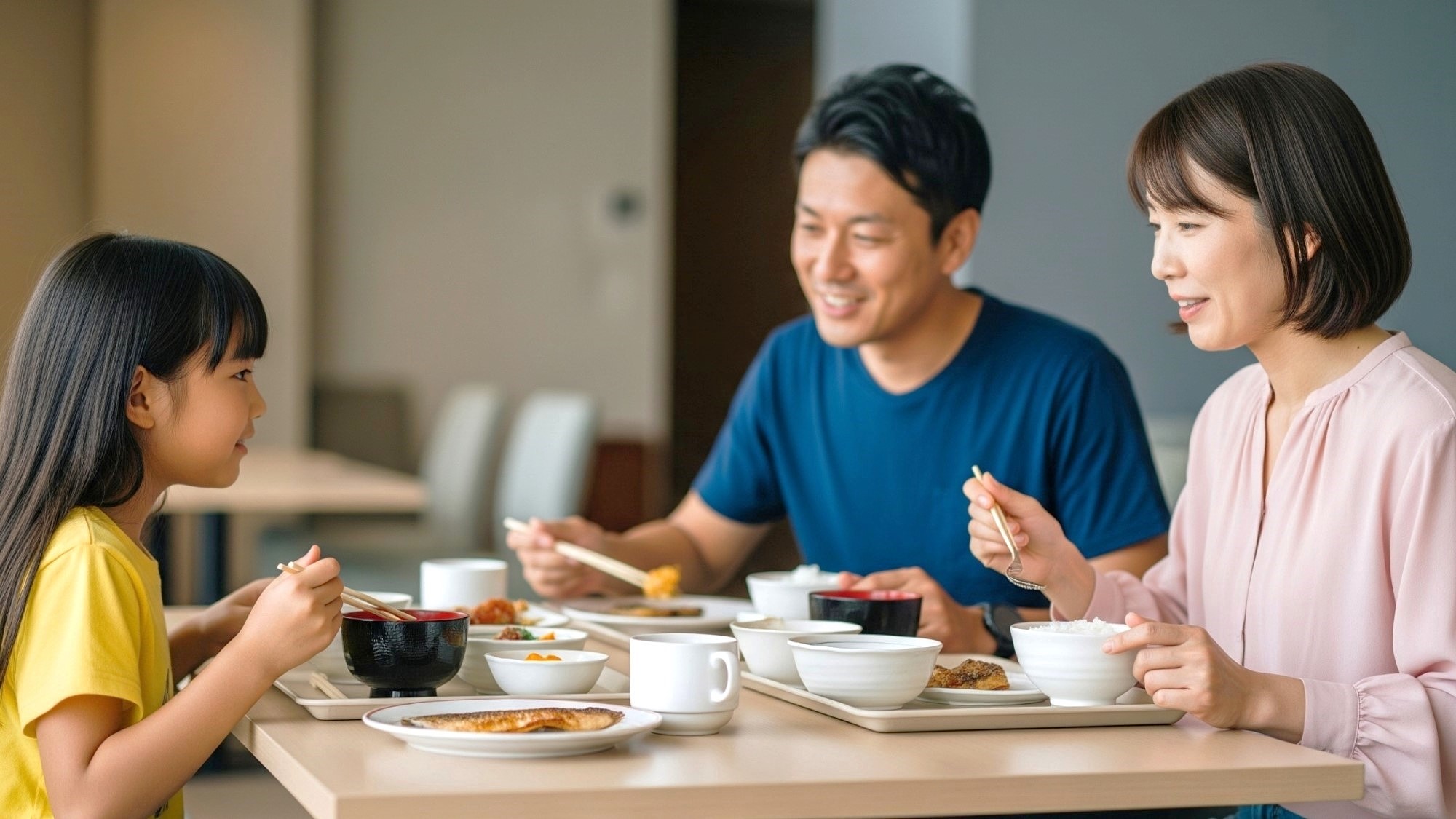 家族みんなでちょっと特別な朝ごはん♪