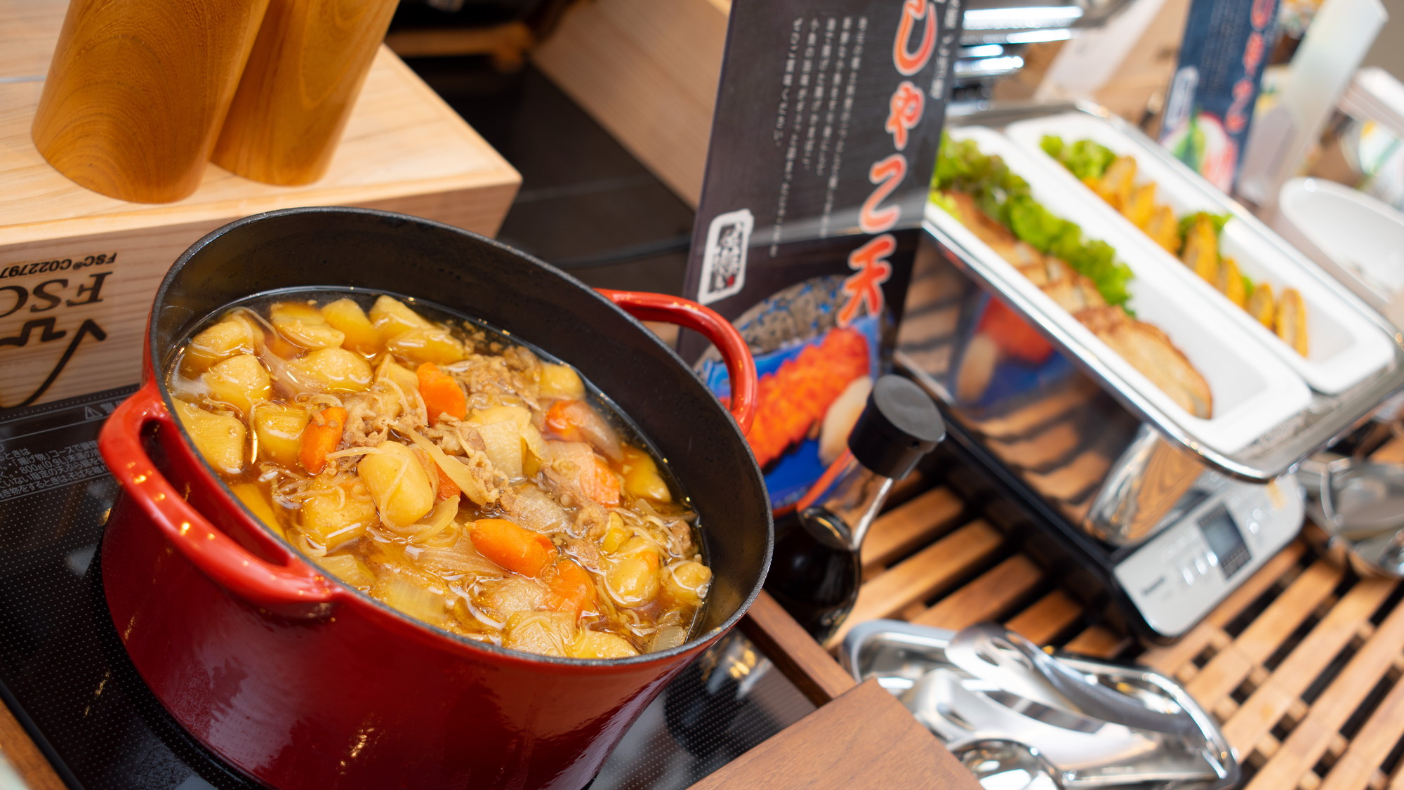 温かいお料理を提供いたします