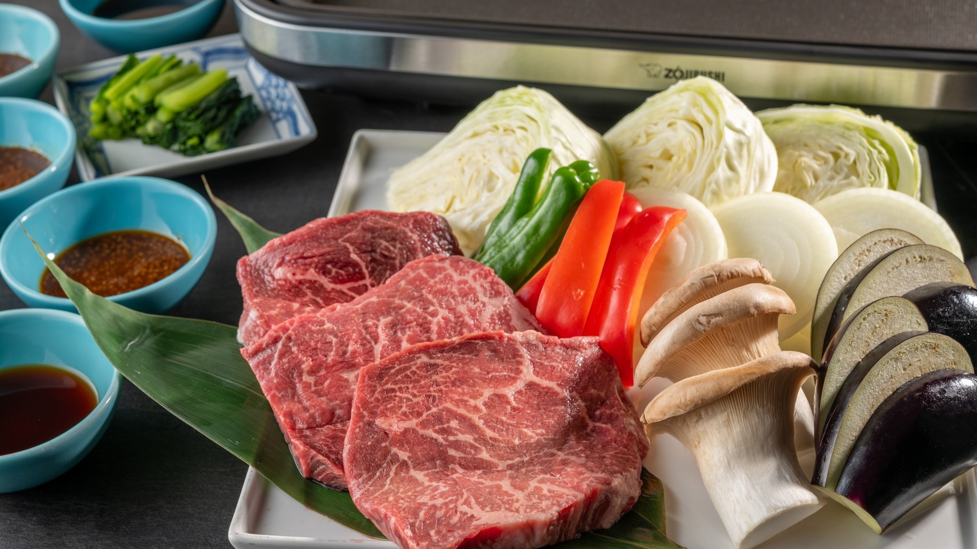 【温泉付きコテージ／部屋食】厳選やわらか国産牛ステーキ