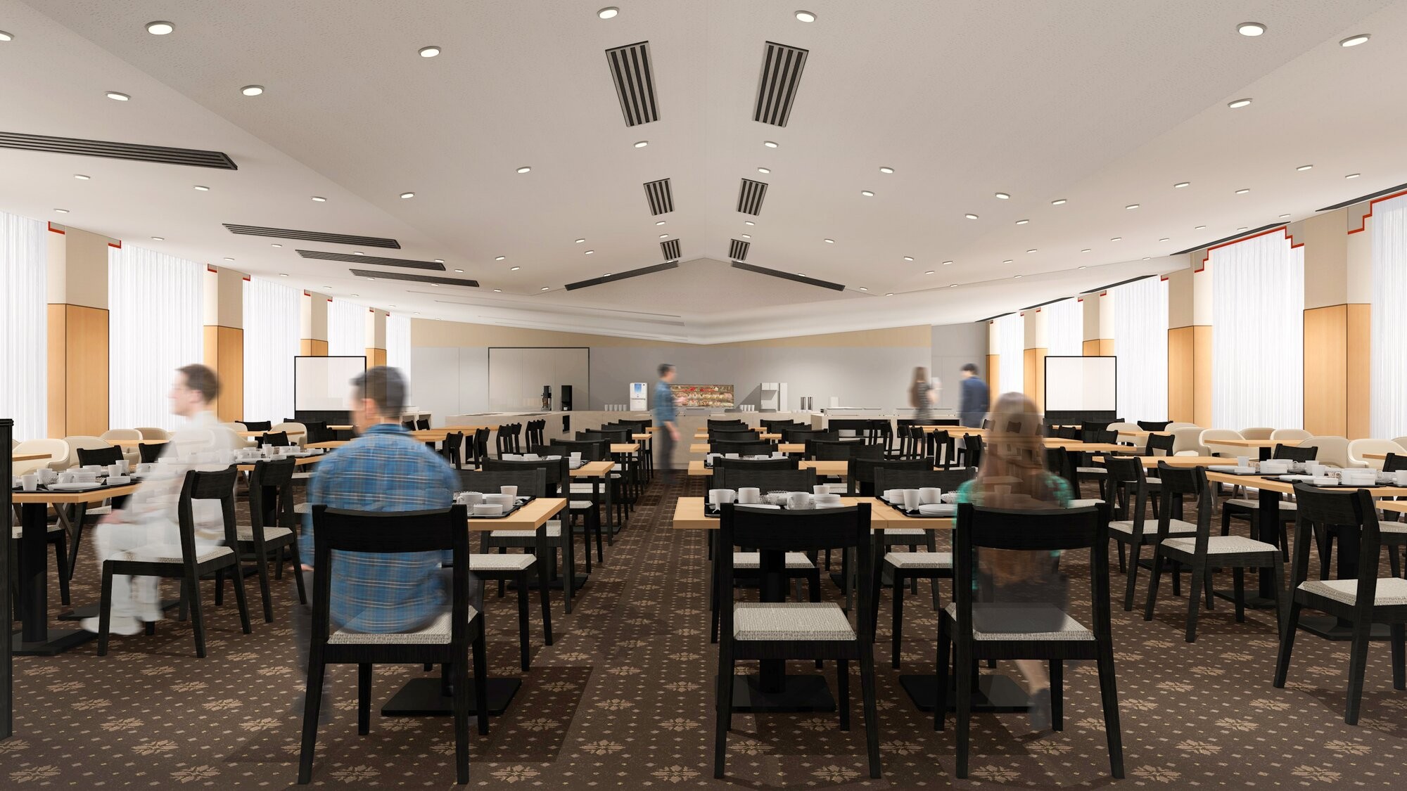 4階ビュッフェレストラン（臨時会場）イメージ