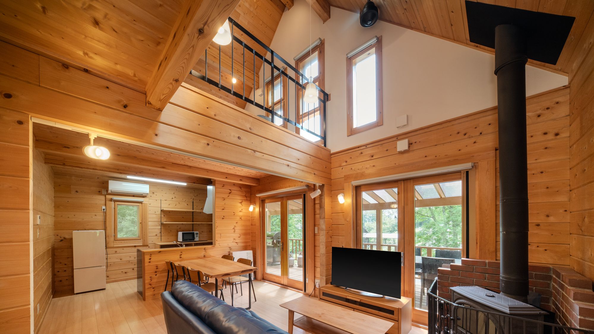 【天然温泉・ドッグラン付】3LDKコテージ（禁煙）