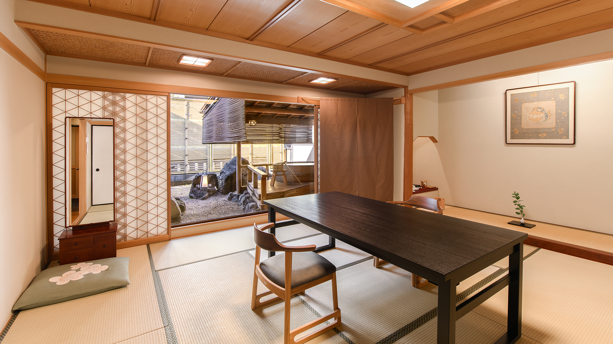 S【本館/80平米】和洋室（12.5畳+ベッドルーム）源泉露天風呂付