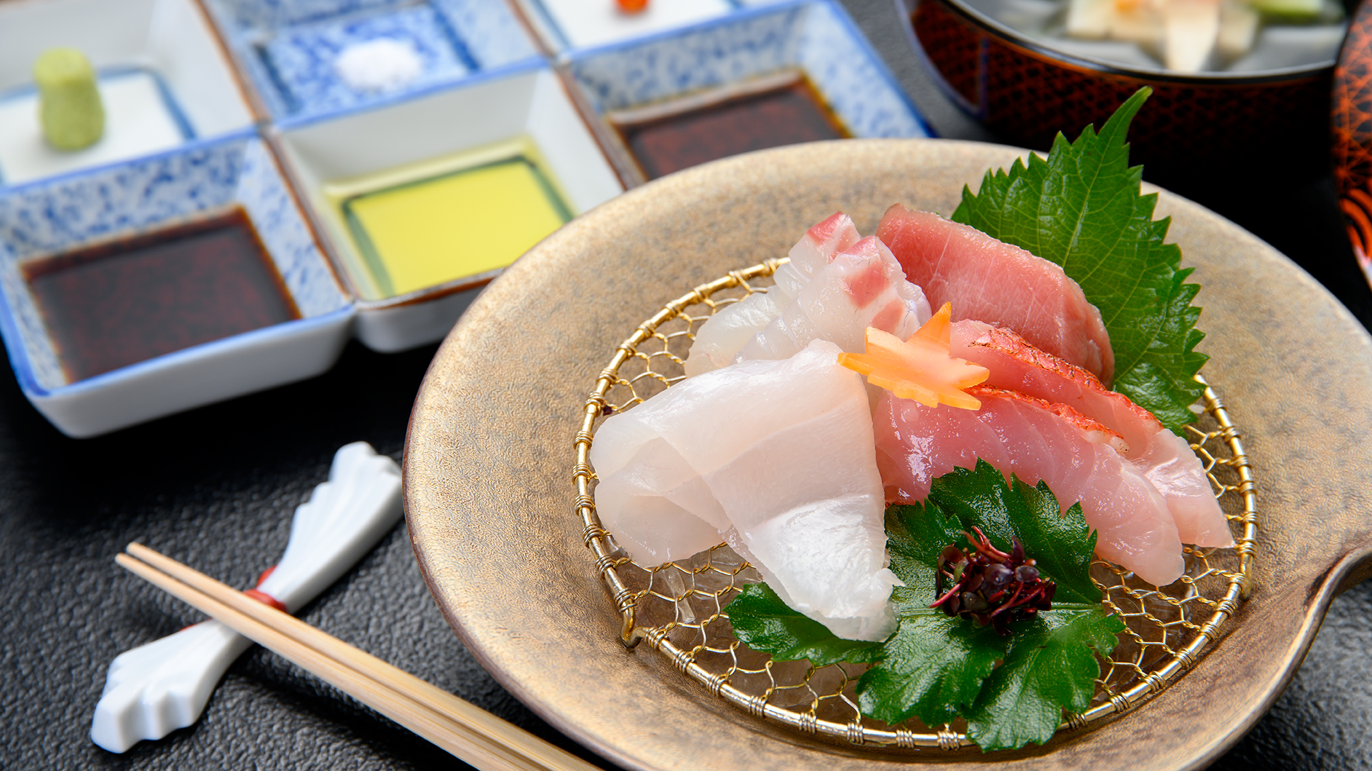 【ご夕食】お造り/お献立は月替わり（一例）