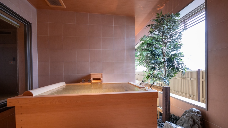 G【離れ棟/60平米】和室12畳+檜の源泉室内露天風呂付き