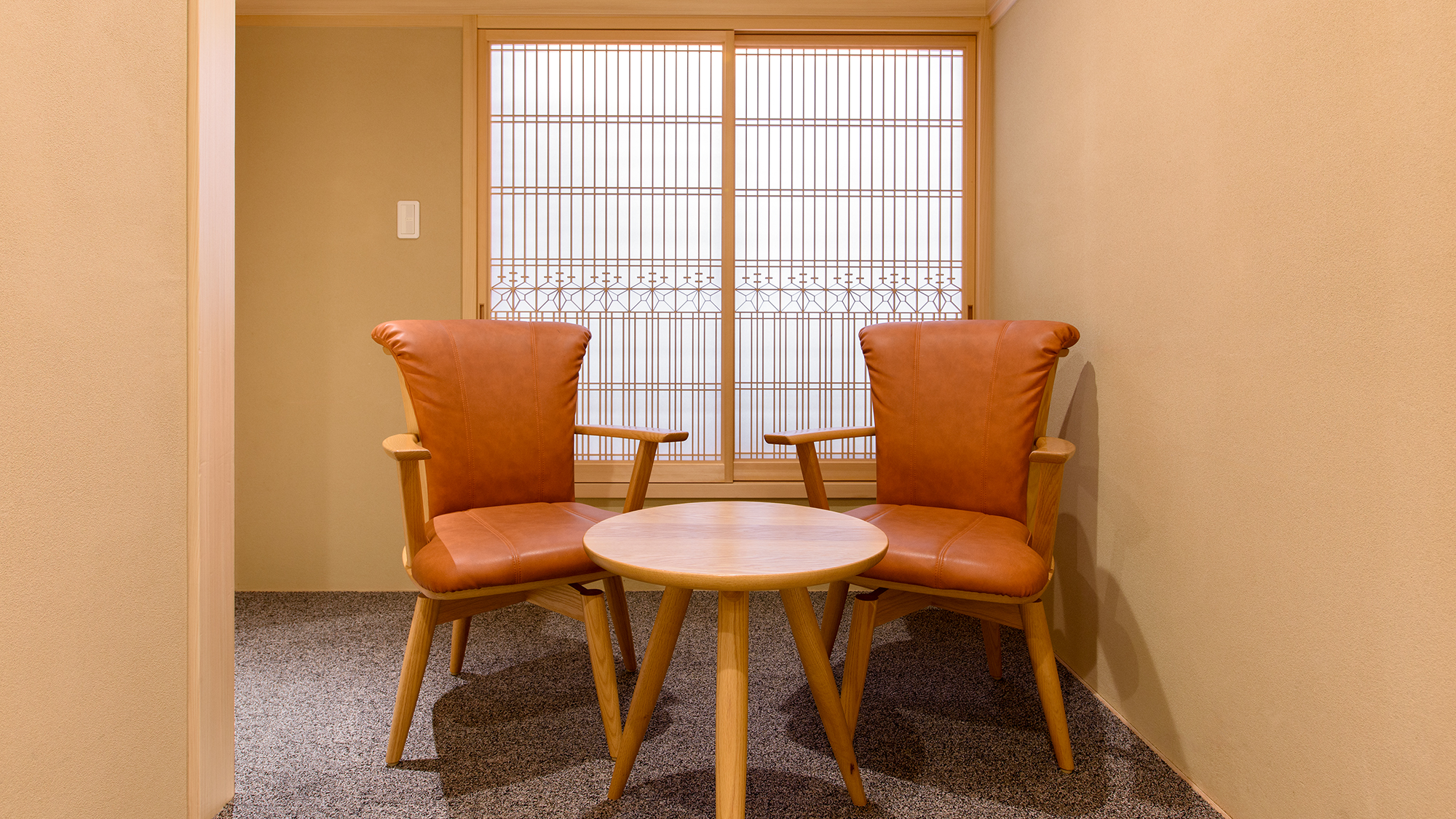 G【離れ棟/60平米】和室12畳+檜の源泉室内露天風呂付き