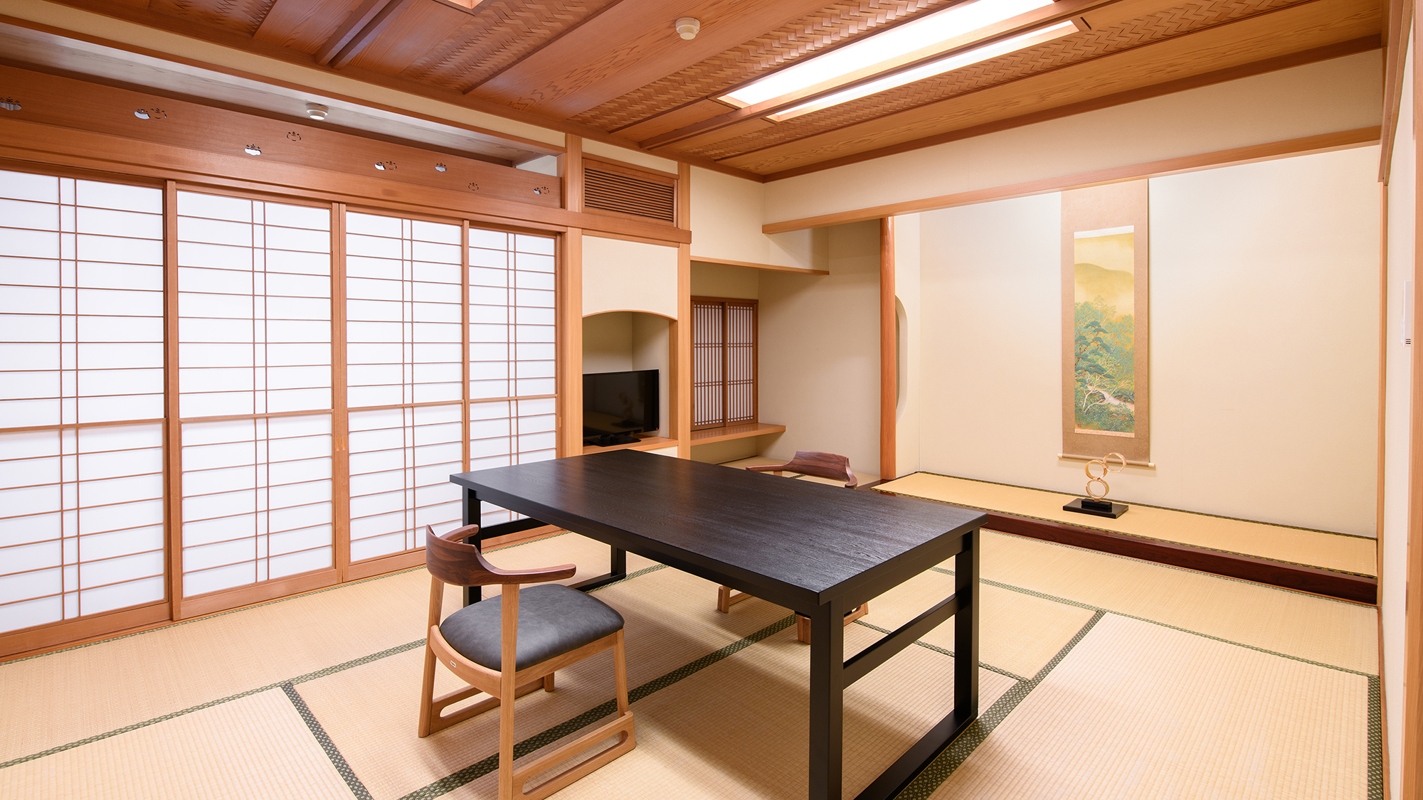 W【本館/140平米】和室15畳＋10畳＋源泉露天風呂付き/和室10畳