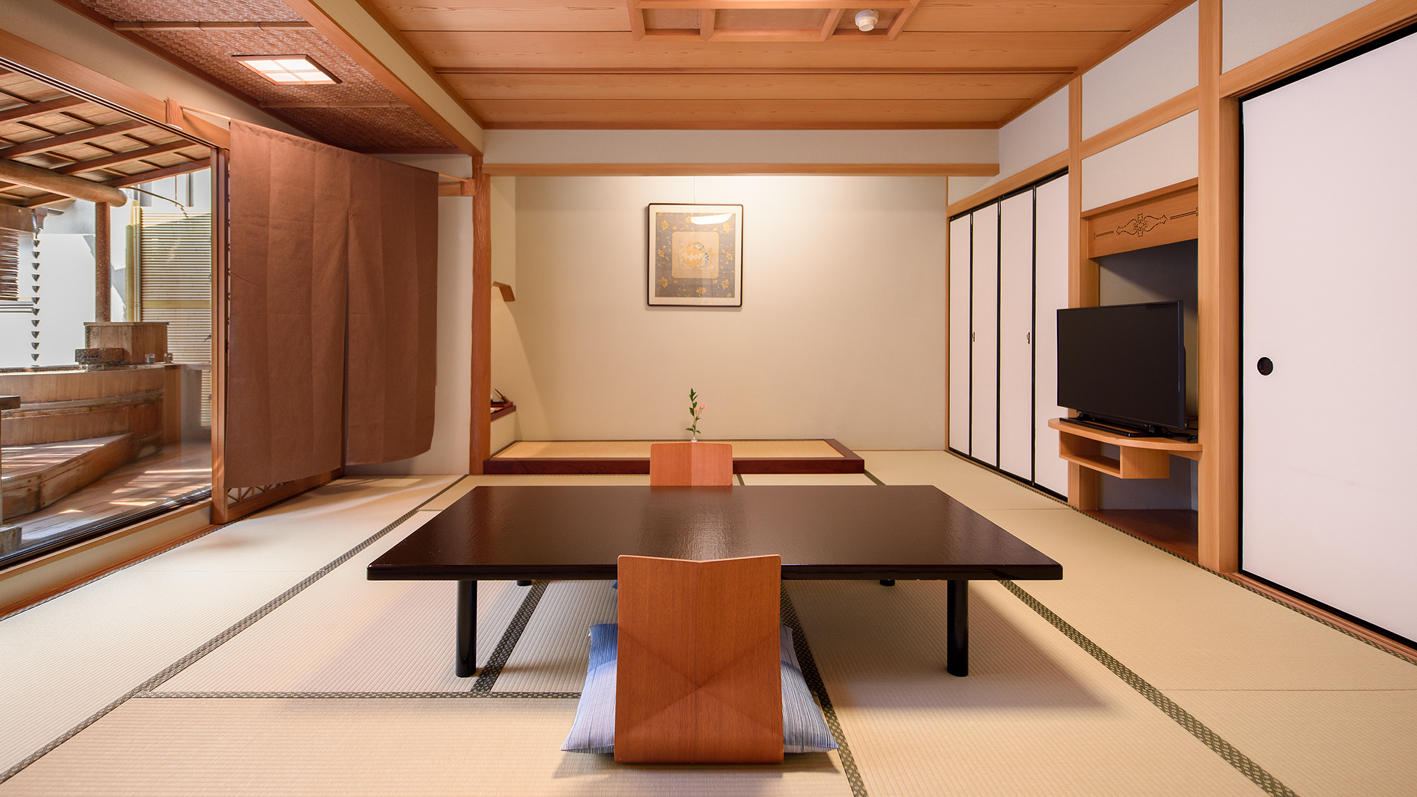 S【本館/80平米】和洋室（12.5畳+ベッドルーム）源泉露天風呂付