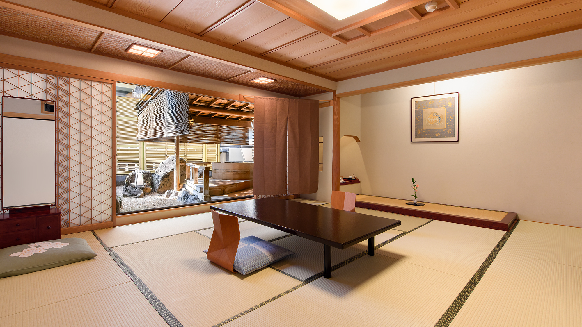 S【本館/80平米】和洋室（12.5畳+ベッドルーム）源泉露天風呂付