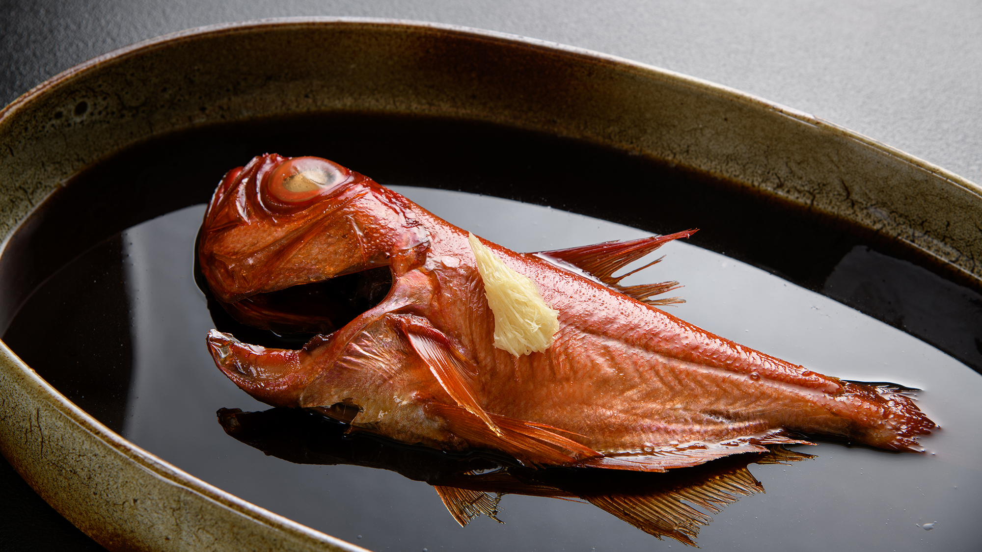 【ご夕食】伊豆近海産・金目鯛の煮付け（金目鯛付きプラン）