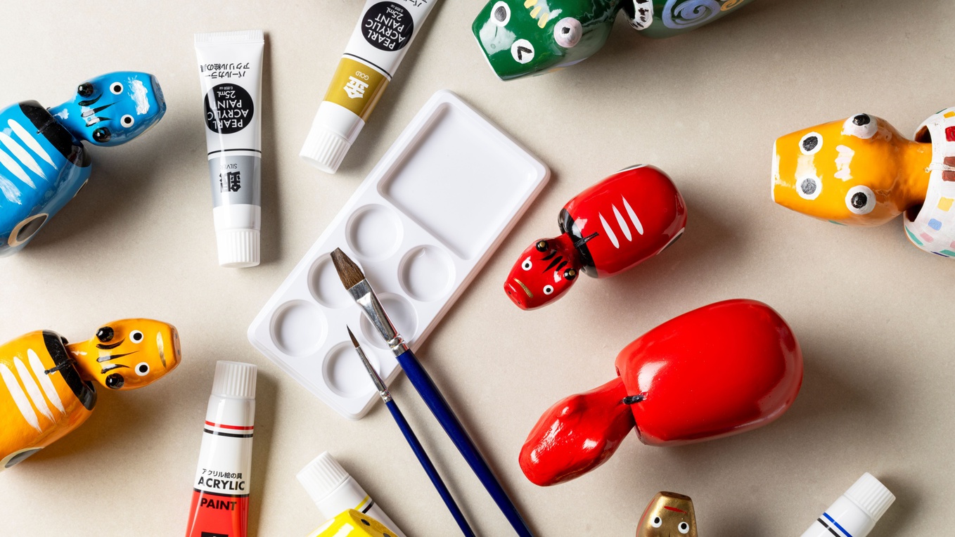 【赤べこ絵付け体験】会津の民芸品をご自分デザイン！夕朝食付き宿泊プラン＜ラウンジアクセス付＞