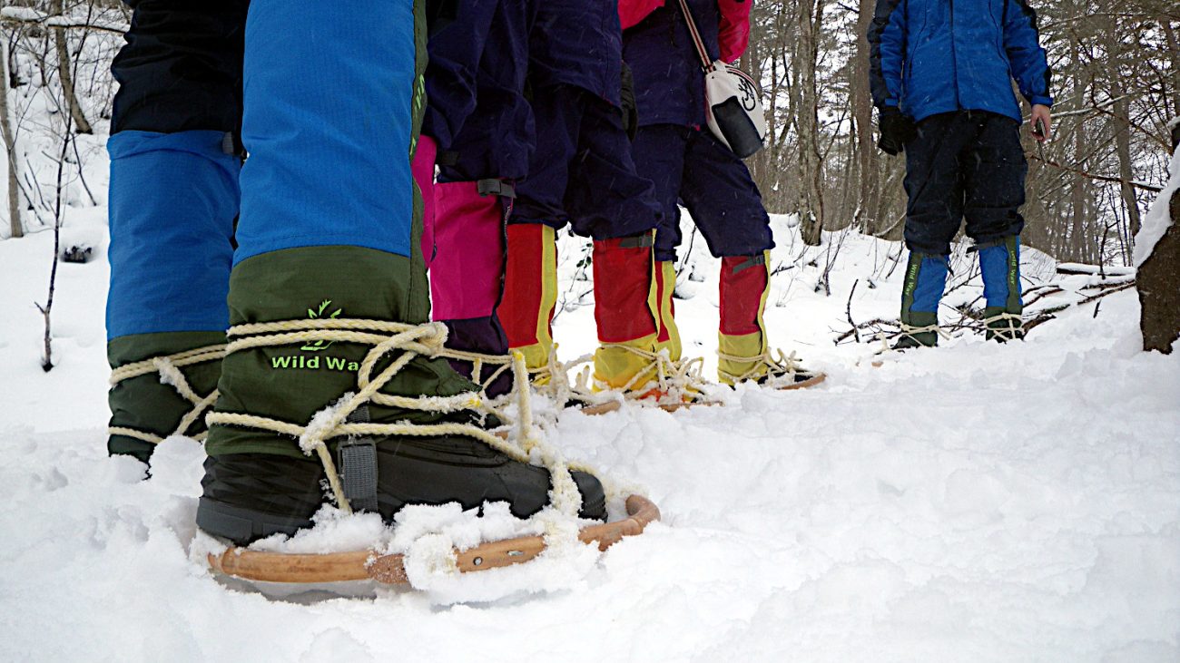 スノーシュー五色沼ツアー体験
