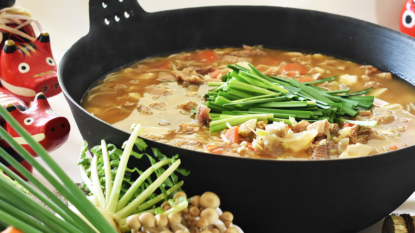 会津馬肉ホルモン鍋