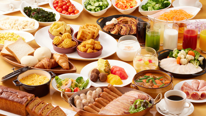 朝食ビュッフェ