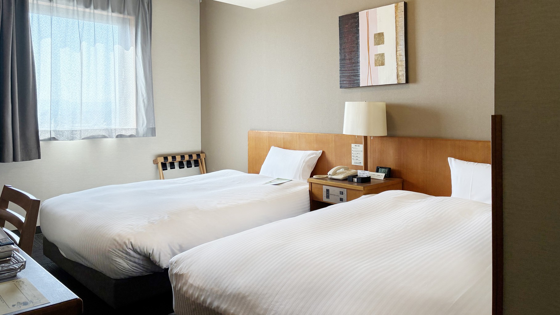 ◆禁煙◆ツインルーム☆朝食バイキング無料♪