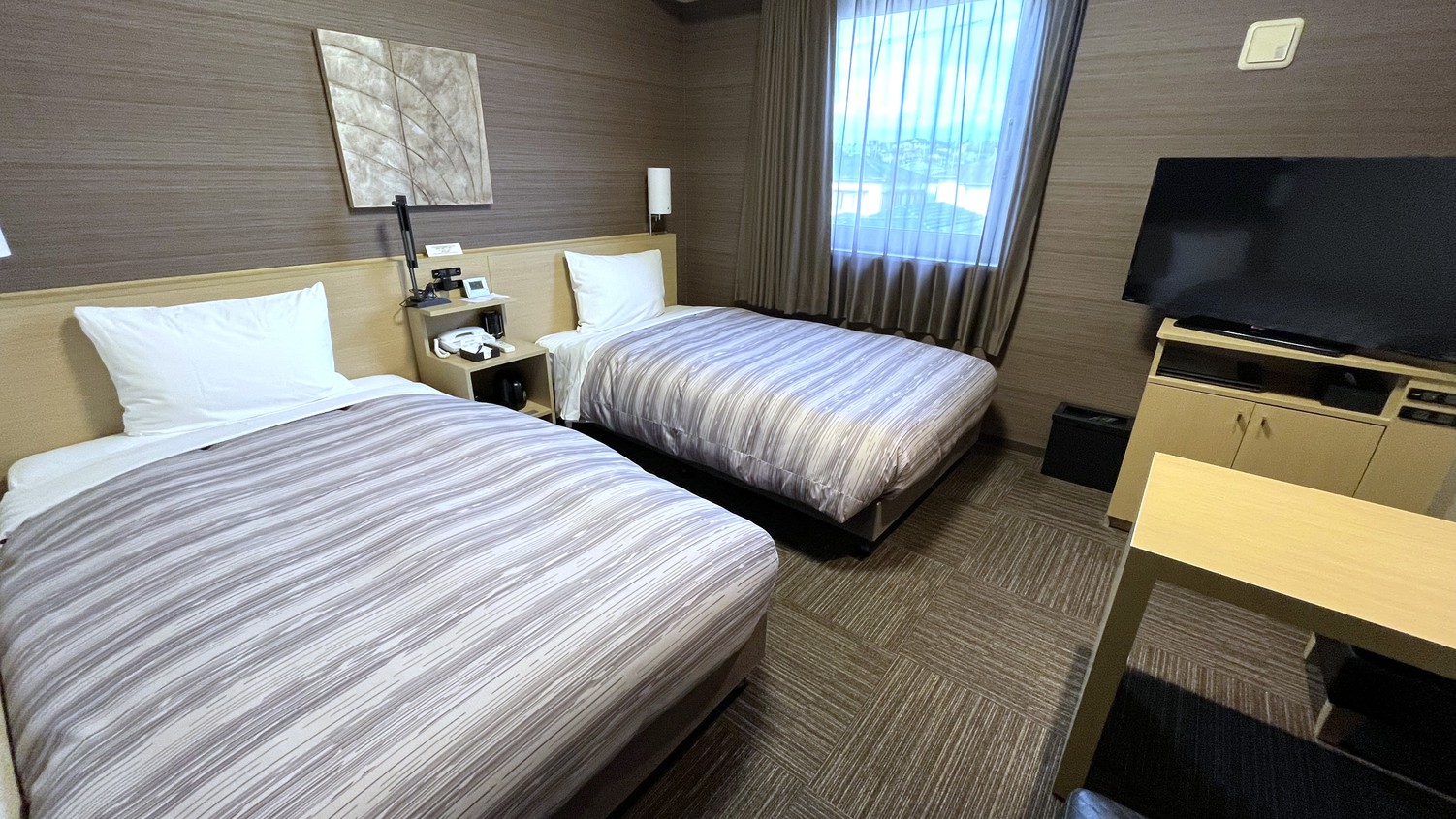 □禁煙□ツインルーム【ベッド幅110cmシングルサイズ】