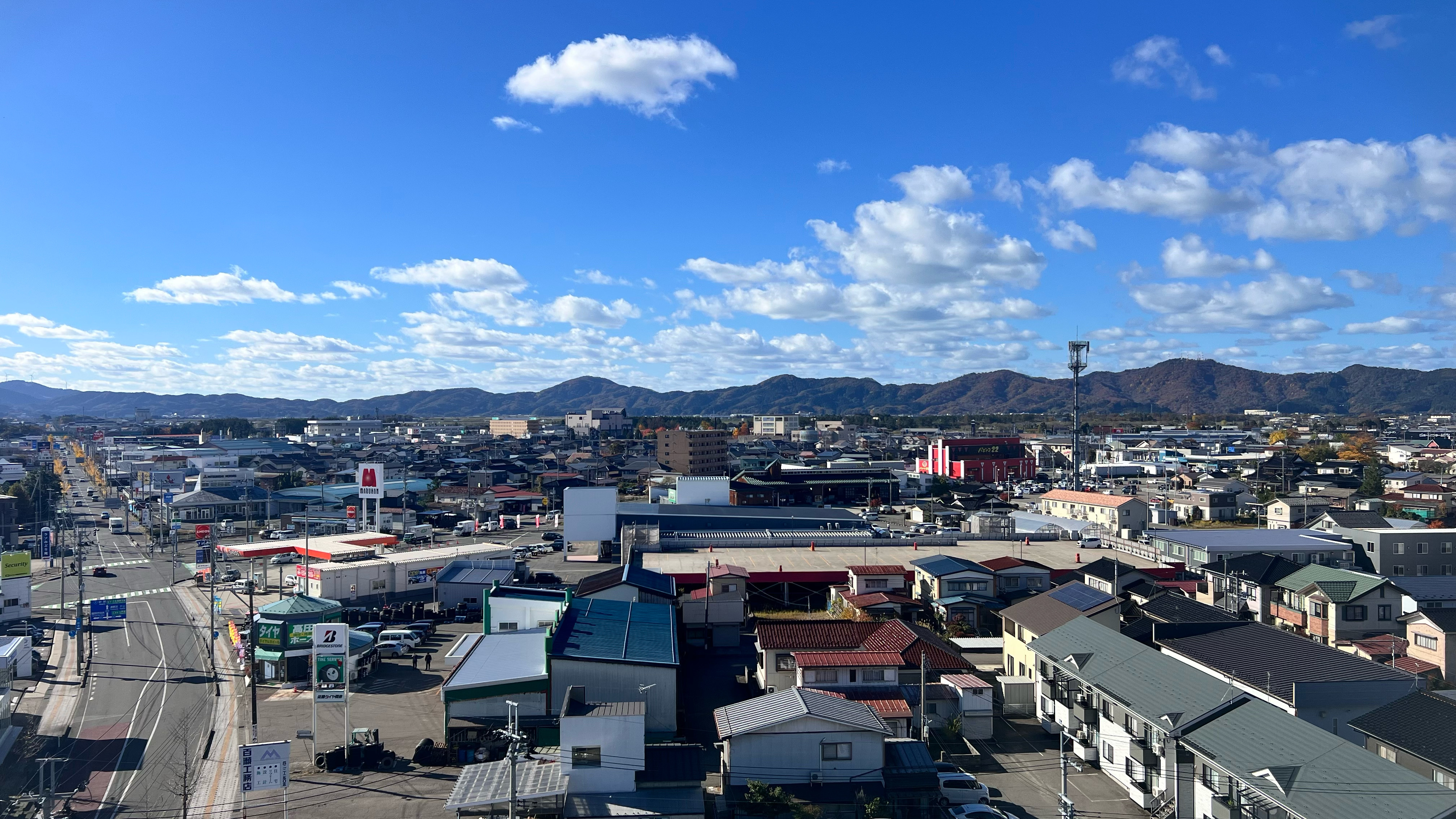 8階からの景色（北西側）