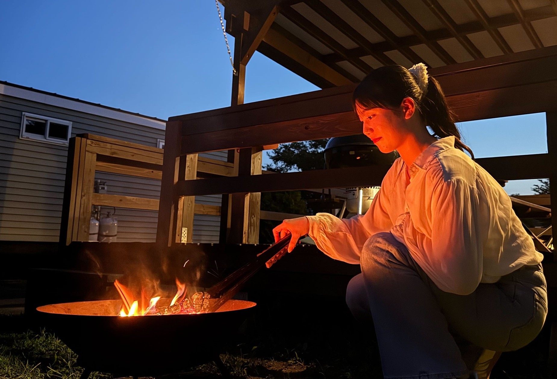 【１名予約限定】ソロキャンプ！静かな幸せ、癒し時間（1泊2食・焚火セット・温泉入浴券付き）