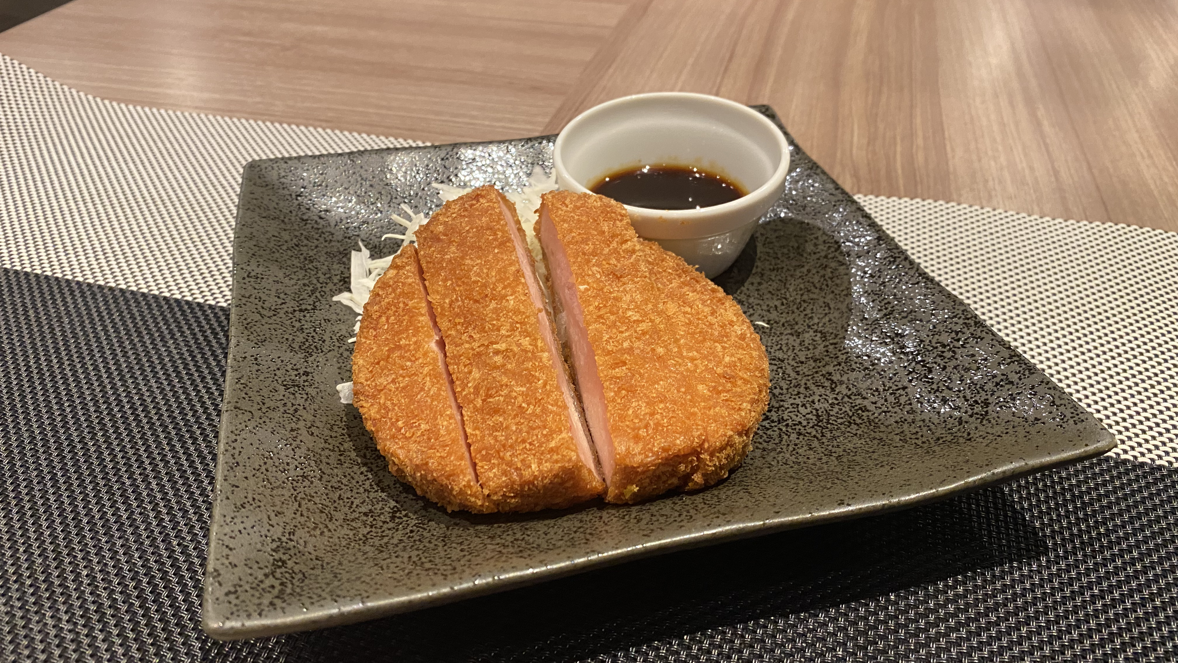 ◆【仙台東・夕食オリジナルメニュー】ハムカツ