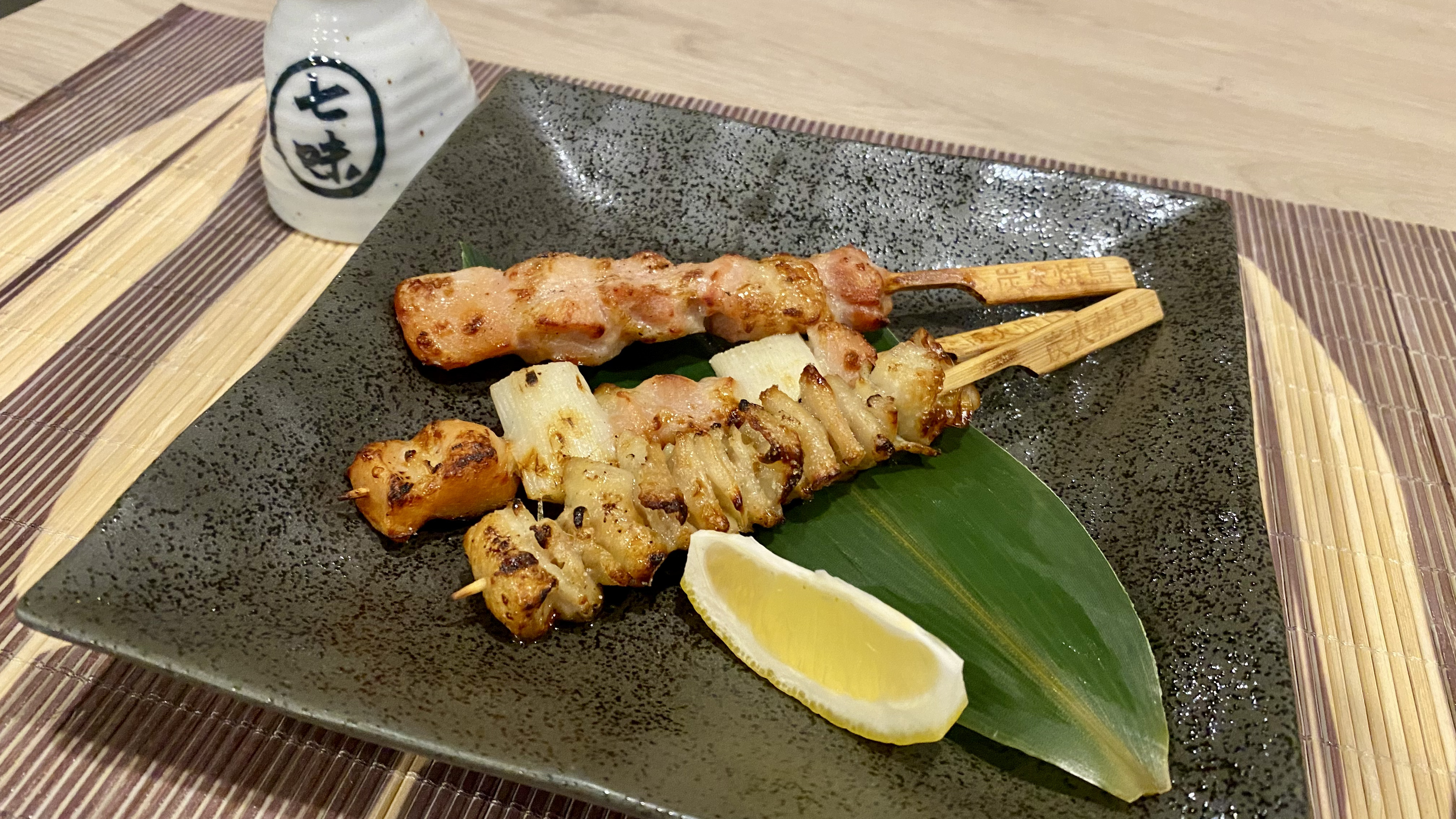 ◆夕食「串焼き盛り合わせ」