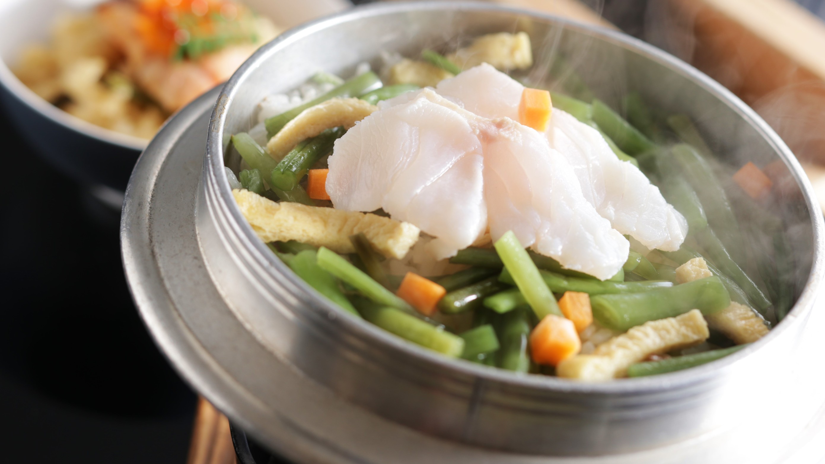 【料理】円座 釜飯(一例)