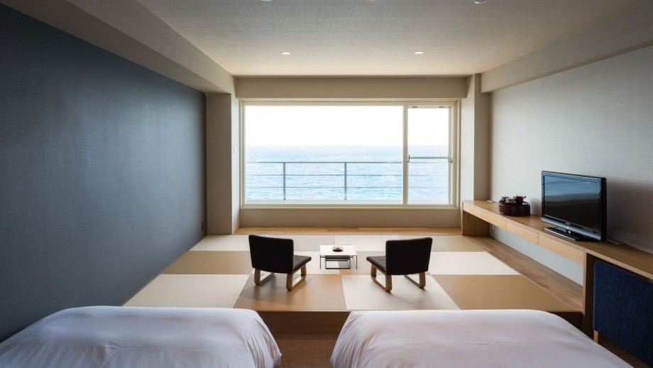 【お部屋】【デラックスルーム/海を臨む】50㎡／4名迄／禁煙