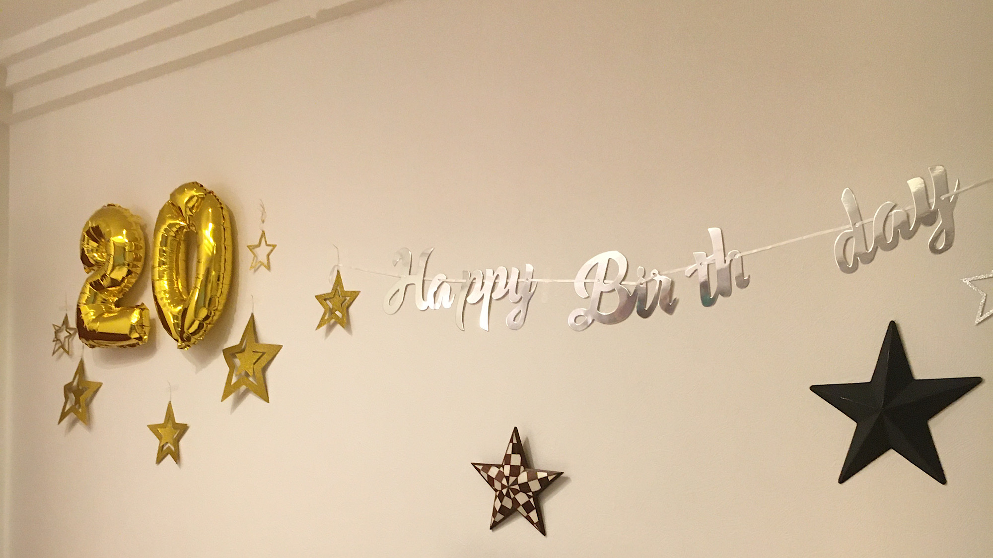 お誕生日飾りつけ