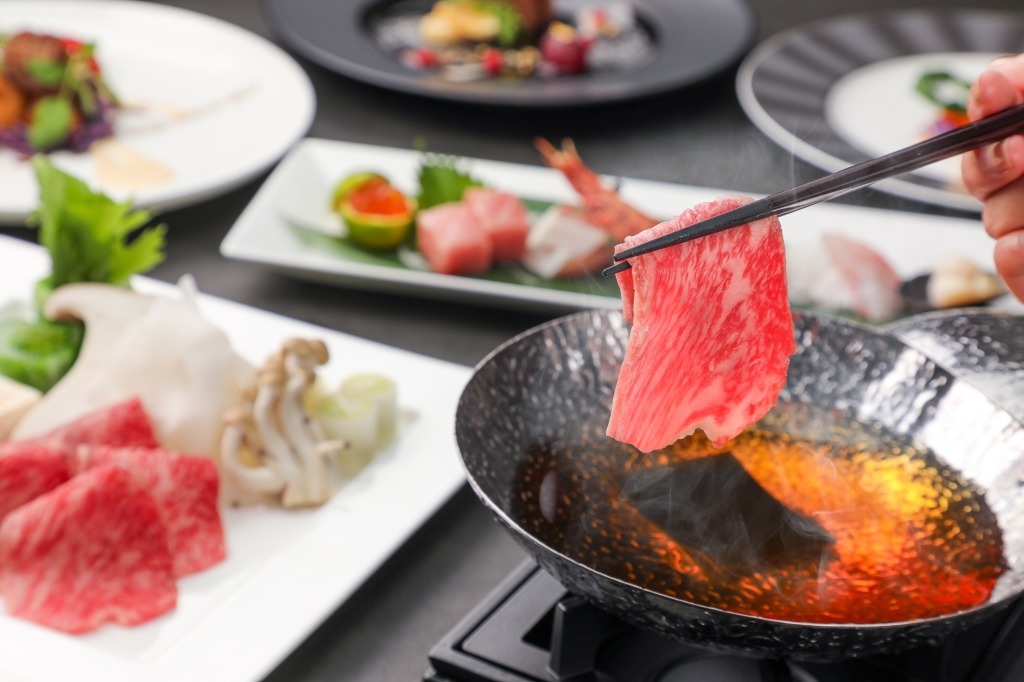 【季節限定　しずおか和牛deしゃぶしゃぶコース】地魚と海鮮のお造り付き　