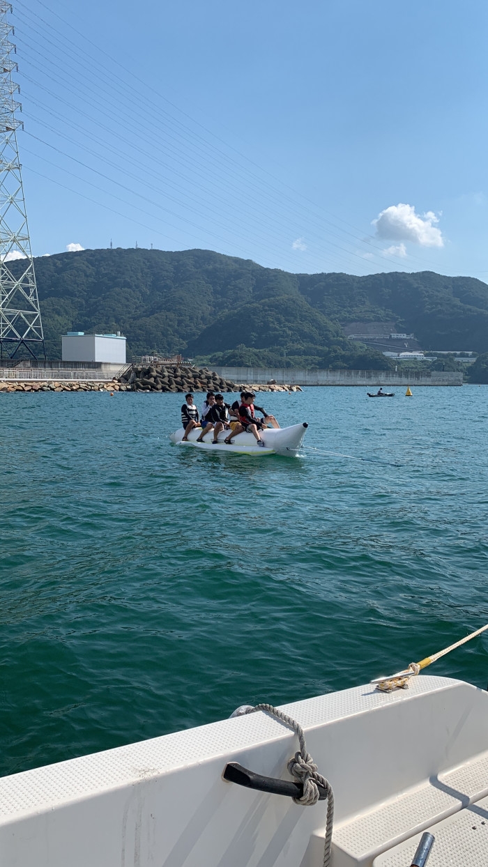 夏だ！海だ！夏休みマリン体験「バナナボート」体験