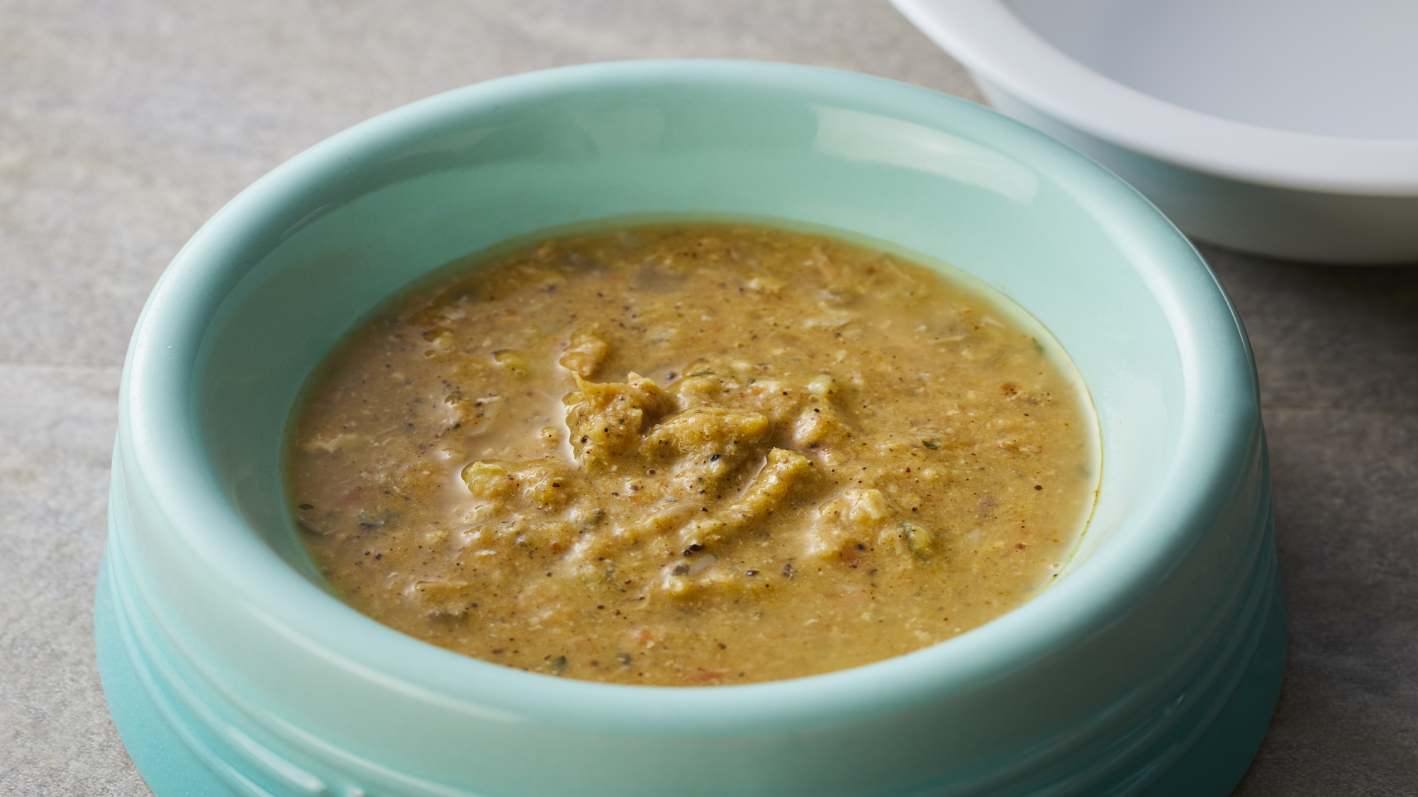 北海道産　野生しか肉と野菜のスープ
