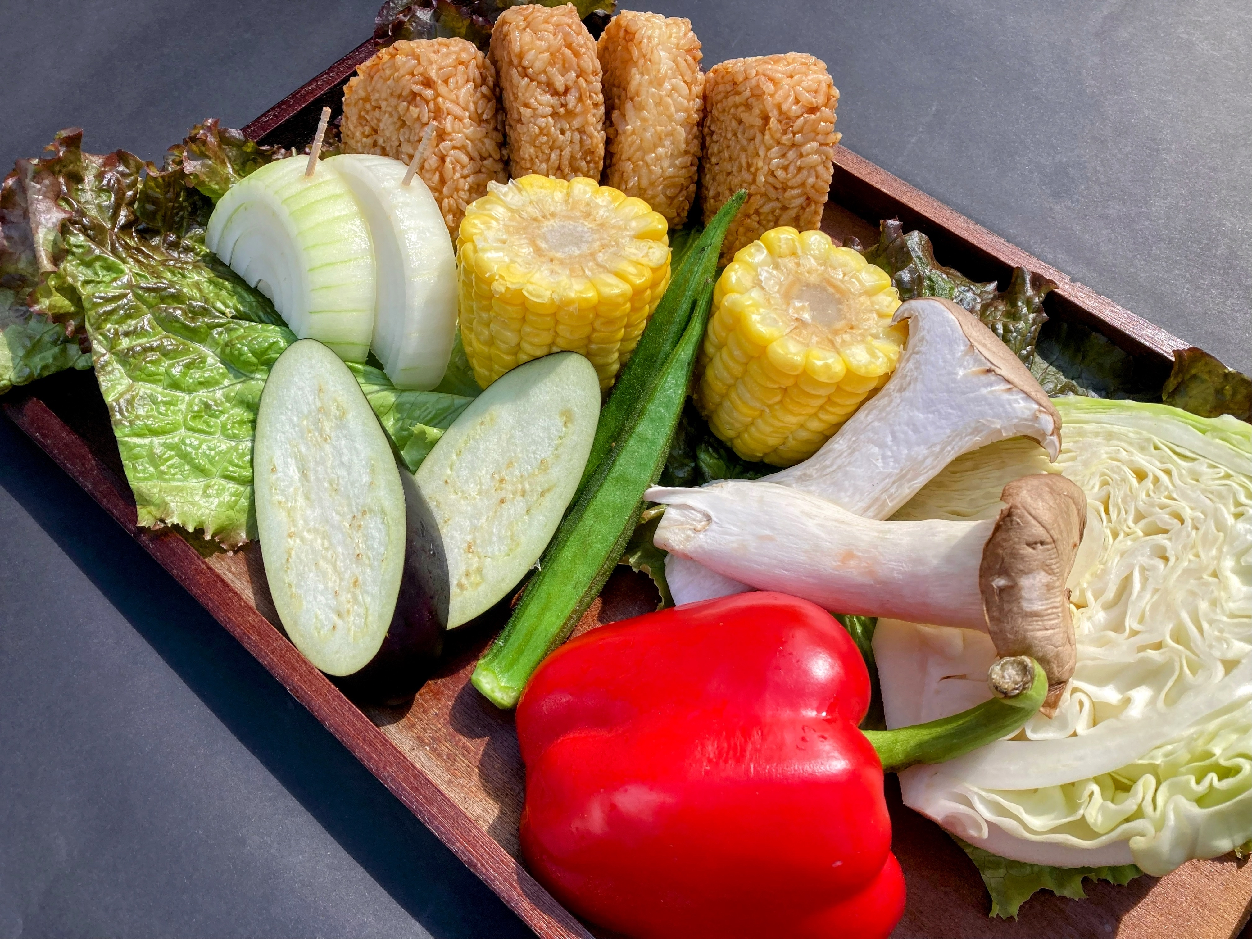 新BBQ野菜盛り