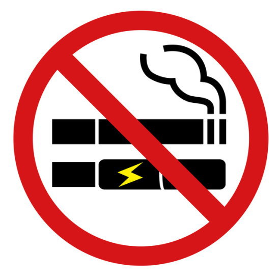 禁煙ルーム及び禁煙指定場所では電子たばこも喫煙できません。