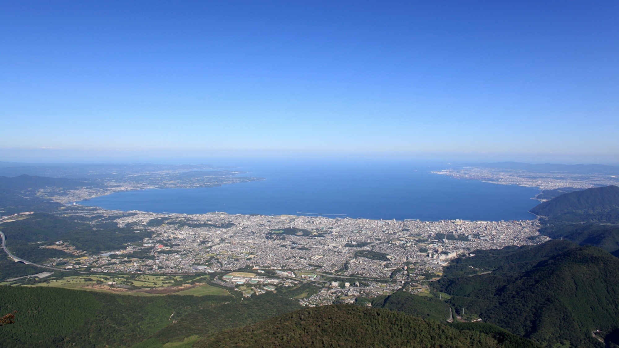 【別府ロープウェイ】別府湾、くじゅう連山などを一望できます･･･当館から車で35分