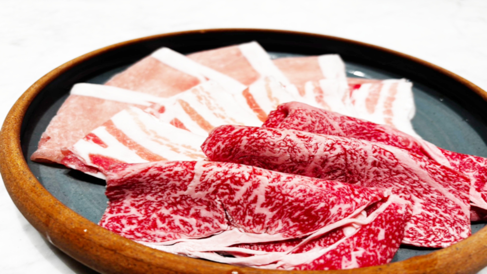 ＜鹿児島産の黒豚と和牛の饗宴＞黒豚も和牛もしゃぶしゃぶで味わい尽くす！和牛・黒豚食べ比べ大満足プラン