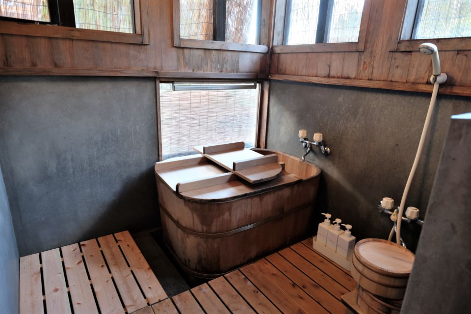 木製の風呂