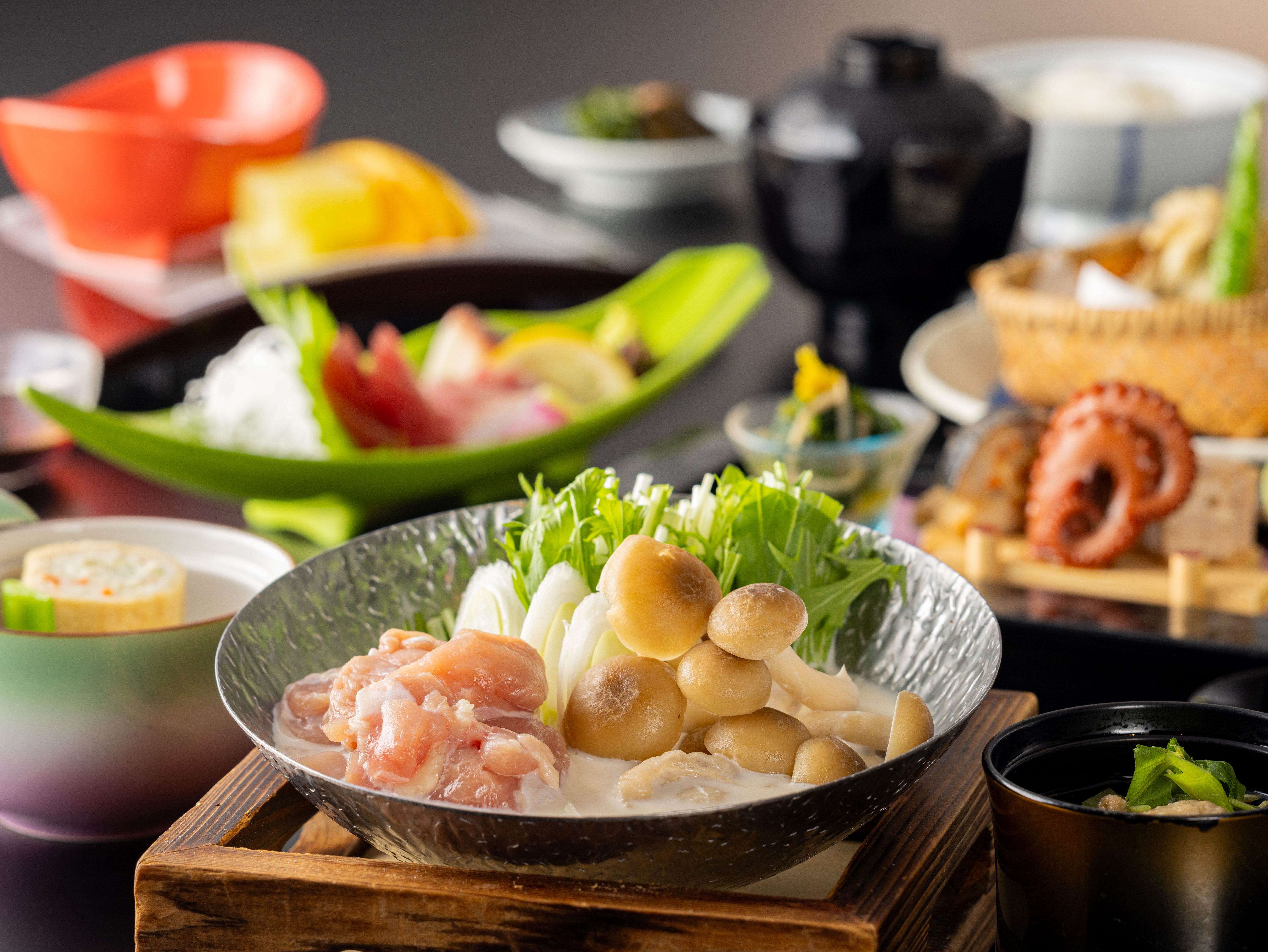 夕食「梅」会席イメージ　2025年12月～2026年2月