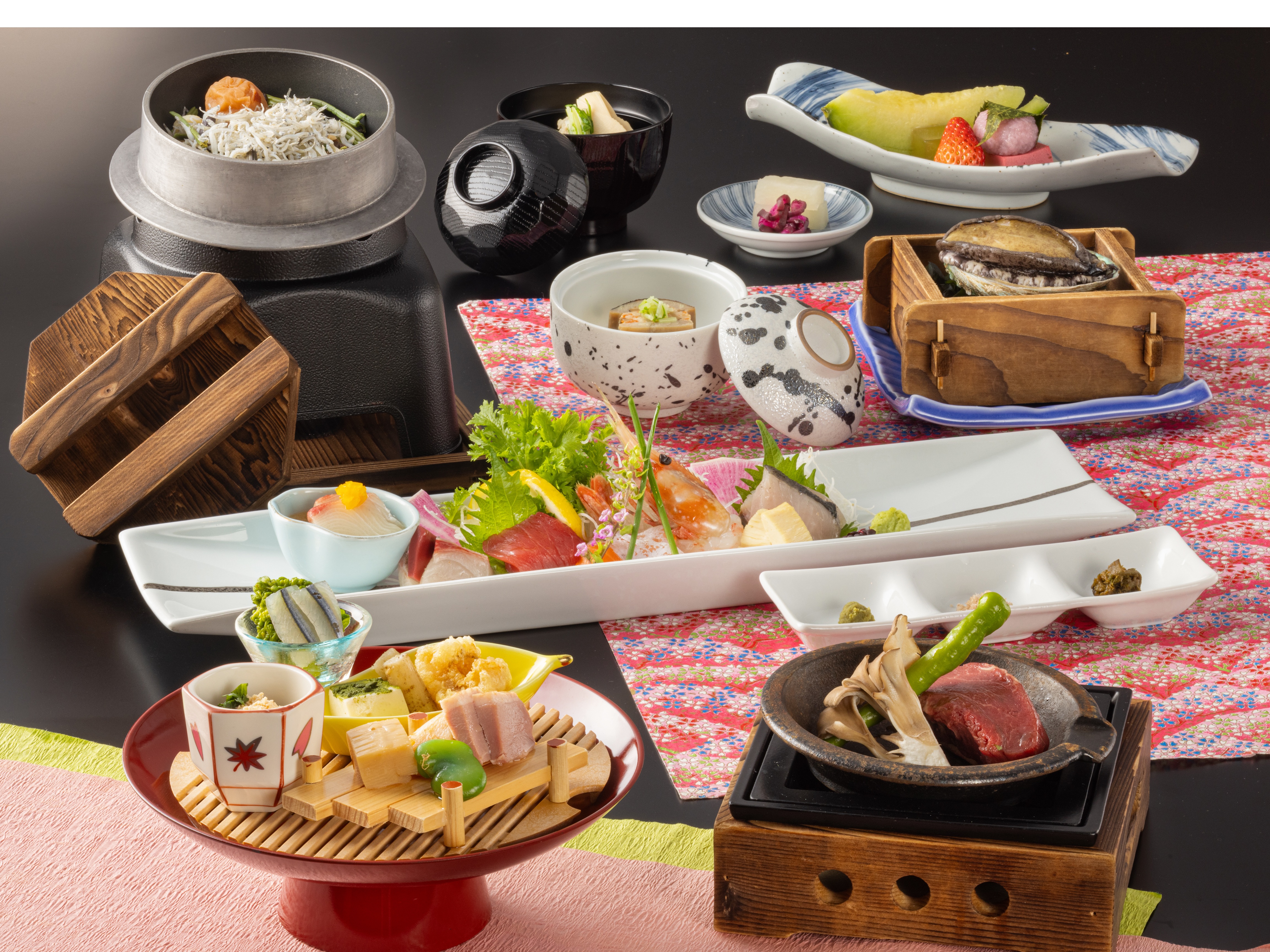 夕食「椿」会席イメージ　2025年3～5月