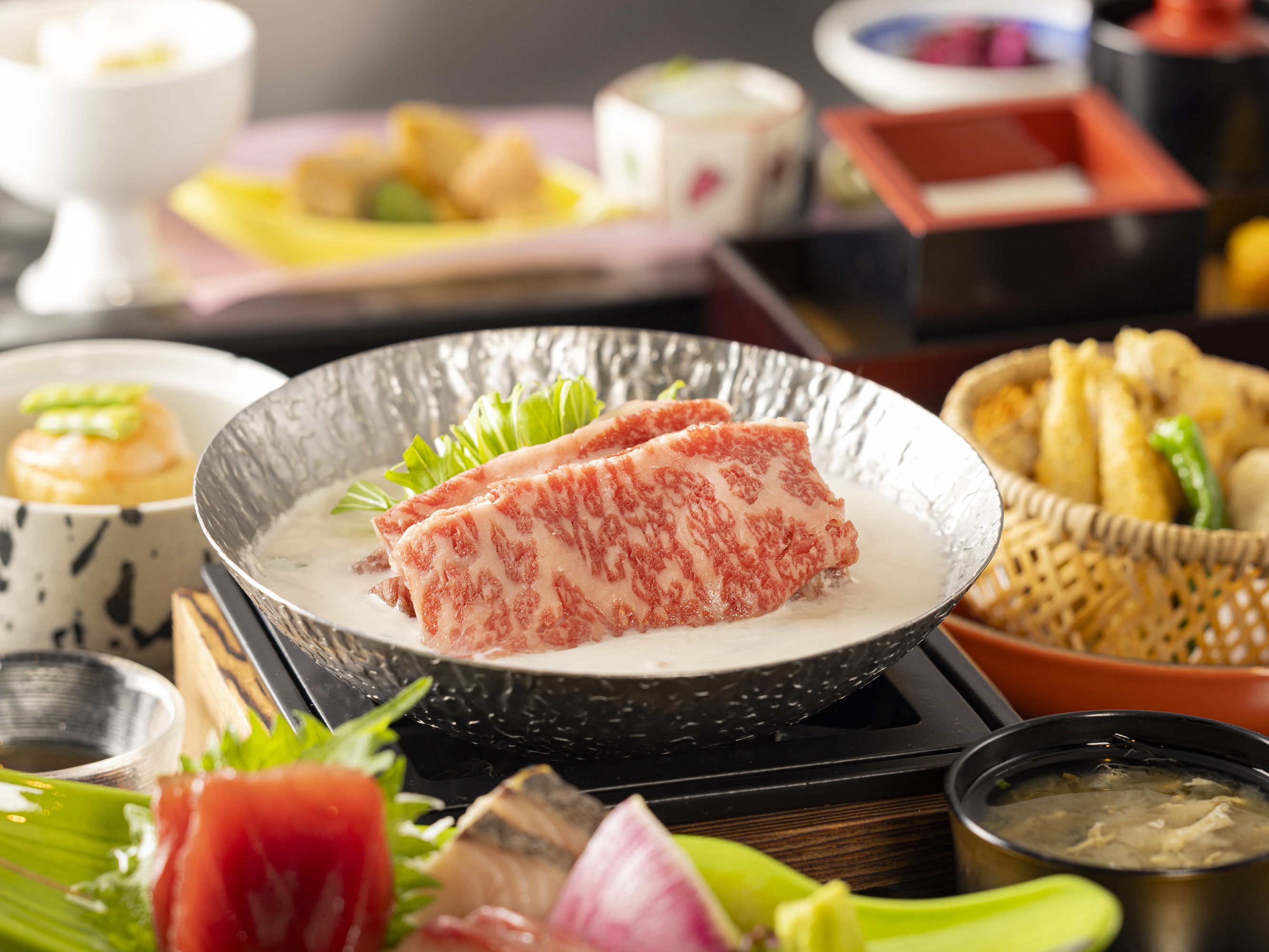 夕食「梅」会席（リーズナブル）プラン　料理イメージ　2026年3～5月